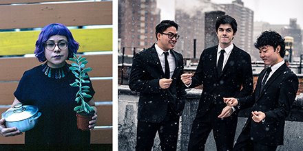 KaufmanMusicNYC's tweet photo. Our winter 2022 #MusicalStorefronts pop-up performances wrap up this week with @angelicamnegron on 3/16, and on 3/17, the trio #EmpireWild, plus violinist #KobiMalkin & pianist #RenanaGutman. Come find us on the northeast corner of Broadway & W. 62nd St.! https://t.co/F51Nv4NwcG https://t.co/i1nAkic3af
