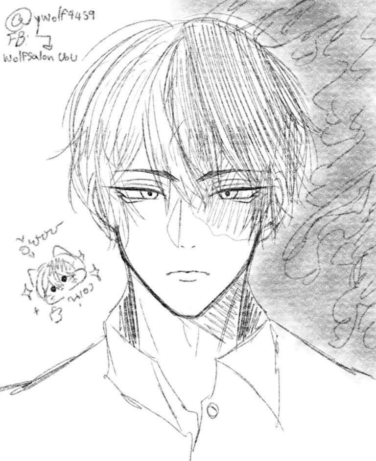 ywolf4459's tweet photo. #FANART #art #anime #Todoroki #myheroacademia https://t.co/1imJoCLj7I