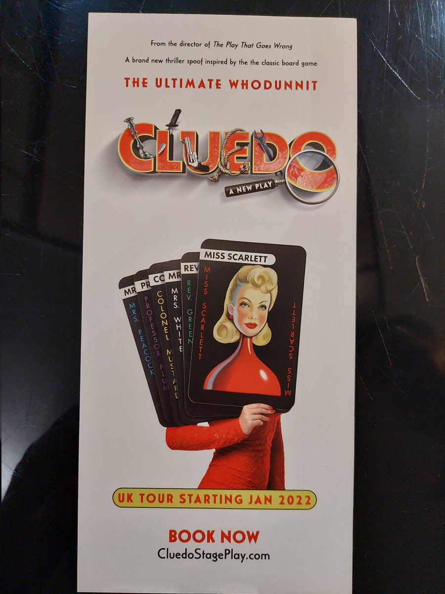 We are really looking forward to watching @CluedoStagePlay at @BelgradeTheatre. 🔎 #Belgradetheatre #Coventry #cludeostageplay #lovecov #covhour