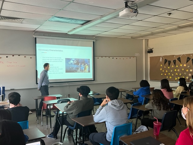 RPPS_NJ's tweet photo. Last week, Jimmy Hemeda, a software developer at Bank of America, spoke to RPPS students for the first Future Friday! Future Fridays are a new initiative where guest speakers are invited to the high school on Fridays to speak to students about possible career options! https://t.co/Mb0dxCxpo6