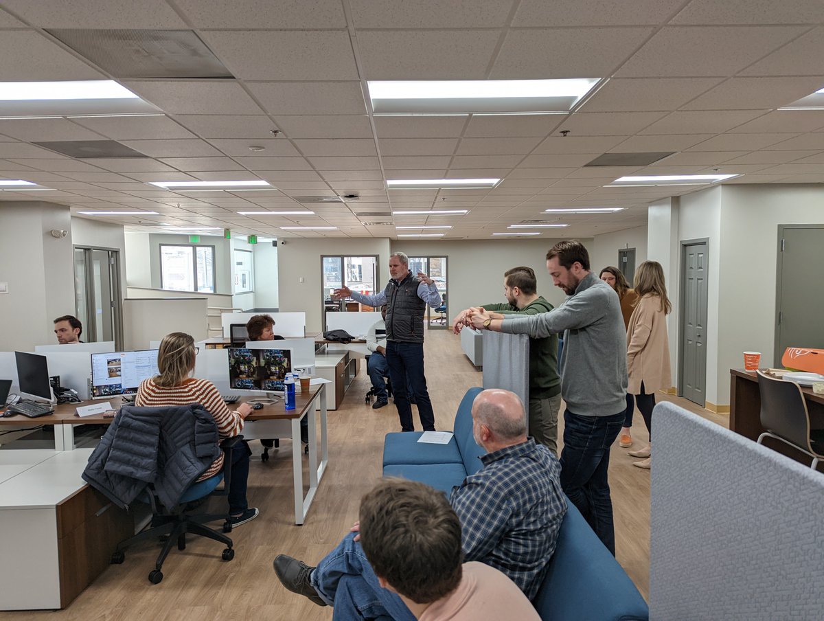 myVoiceComm's tweet photo. Reunited, and it feels so good! Last week, our Maryland team celebrated the opening of our new Towson office, featuring a  collaborative environment and a state-of-the-art Ventev testing lab. We’re excited to reconnect with each other and welcome you to our new space! 😆🎉 https://t.co/JJUGjIr2Hs