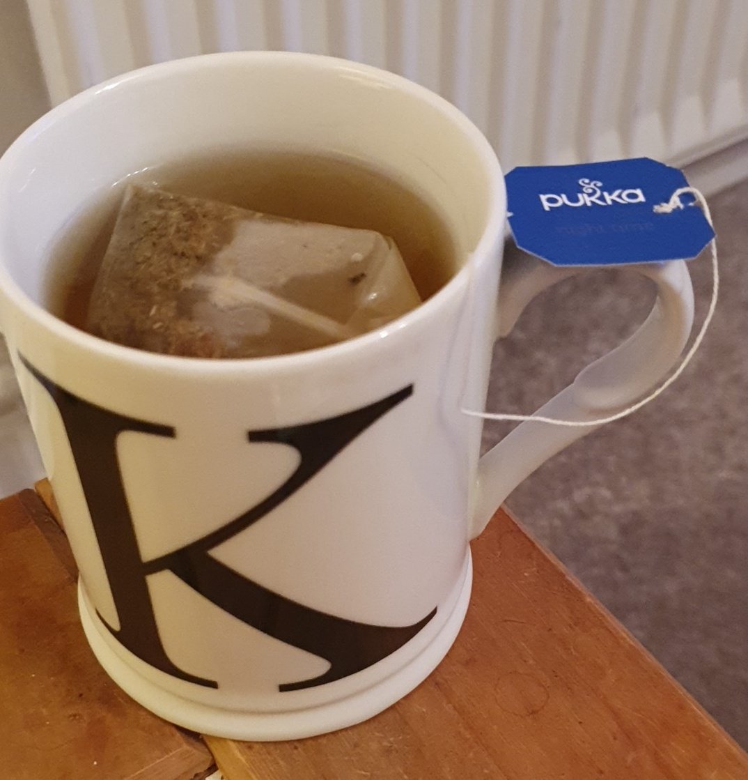 kerryjanedixon's tweet photo. Really enjoying these at the moment. Pukka Night time tea. Very relaxing. 

@Pukkaherbs 
#timefortea #herbaltea #nighttimetea 
#pukkatea https://t.co/ZvJvgw89BK