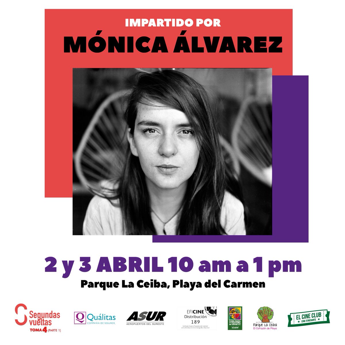 el_cineclub's tweet photo. 📅 2 y 3 de abril de 10 am a 1 pm en @parquelaceiba
👉 Actividad sin costo para los participantes
👉 Registro en el siguiente enlace: 
https://t.co/IjN6NptUvn
👉 Cupo limitado  ¡Regístrate Ya! https://t.co/NlAS8QYg0x