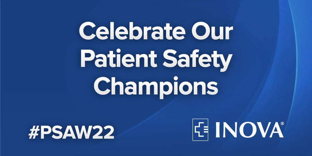 InovaHealth's tweet photo. This week is #PatientSafety Awareness Week. At Inova, patient safety is a priority every day — it is a part of our culture and the foundation of everything we do. Join us in recognizing our team members! 
https://t.co/GRg4OqAC74 #PatientSafety #SafeAtInova #PSAW22 https://t.co/L0u1bHQhfW