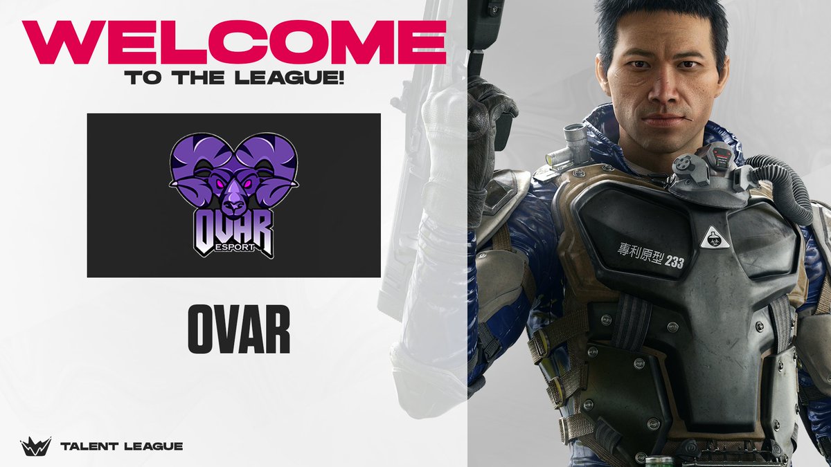 Please welcome, <a href="/OvarR6/">Ovar Esport</a> to the Talent League R6 EU S7 Invite Open Series! 

- <a href="/Bipolaire_R6/">Kaisvn</a> 
- <a href="/EZjean_R6/">EZjevn.</a> 
- @enzo_rimbault_ 
- <a href="/Feno_R6S/">Feno</a> 
- Lolindir

Want to have a shot at our €500 prize pool?
Sign up now!
🔗bit.ly/35AKoyH