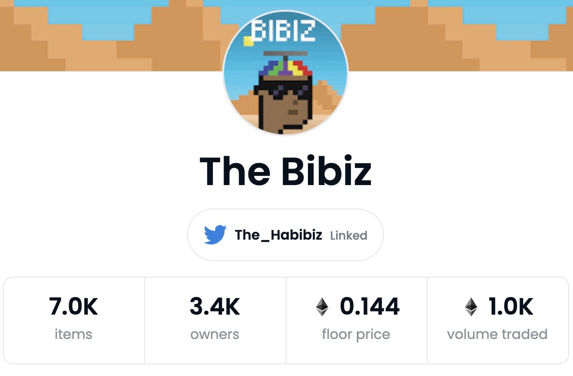 dave_defi's tweet photo. If someone had said two weeks ago that you can be a part of @The_Habibiz ecosystem for Ξ0.144 most true alpha degenz would not have hesitated.
I would like to summarize in a short thread why I think The Bibiz are absolutely undervalued. /1 https://t.co/mGXwfdubia