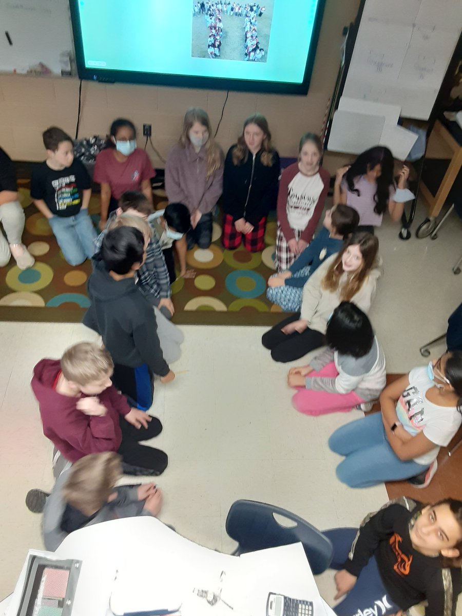 schaibs3's tweet photo. Hi Pi Day from 6 red PPMS! #PiDay #werppms @PPMS_SDE https://t.co/smUlNesK82