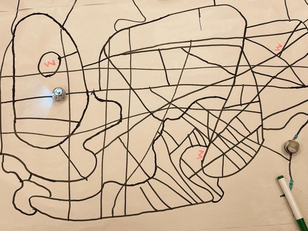 During today's <a href="/NewTechKids/">NewTechKids</a> class about transport systems in the movie WALL-E, kids co-created their own traffic system. When they were praised for including Metro (subway) stations, a boy piped up "The Ms aren't Metros. They're McDonalds!"