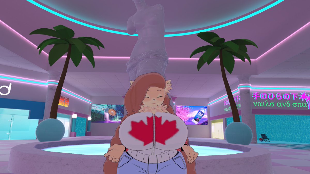 Rawk_Manx's tweet photo. Happy Mall Monday! I went to 
@palmplazamall Cyber Dreams! (サイバー Dreams) a VR Mall inside a VR mall! there's a good chunk of things to se and do here you can get there here! https://t.co/Ih8wKm0RxO https://t.co/QI9ZEiEWVj