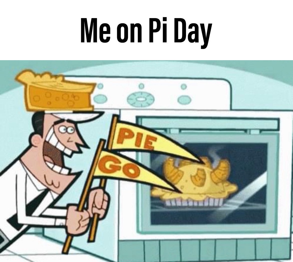 TheHTodd's tweet photo. #PiDay https://t.co/YiSZWf5Ep4