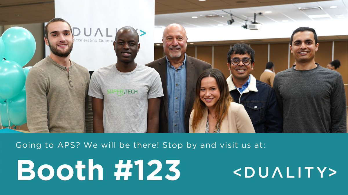 Tomorrow at #APSMarch, hear from <a href="/SupertechLabs/">Super.tech</a>'s <a href="/singular_value/">Pranav Gokhale</a> and <a href="/vtomole/">Victory Omole</a>:

• 12:18 p.m. // SupermarQ: A Scalable Quantum Benchmark Suite (W-194B)

• 4:48 p.m. // Q-CHOP: Quantum Constrained Hamiltonian Optimization (W-194A)

#QuantumComputing
