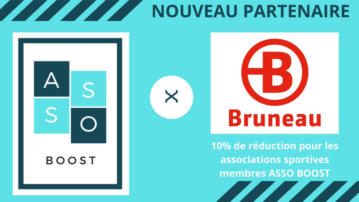 AssoBoost's tweet photo. Pour répondre aux besoins des #associations sportives, Asso Boost s’associe @Bruneau_fr, leader e-commerce en 🇫🇷 de la vente de mobilier, consommables, équipements et fournitures de bureau. Les associations membres Asso Boost bénéficieront ainsi de -10% de réduction sur leur site https://t.co/EyweBcI33z