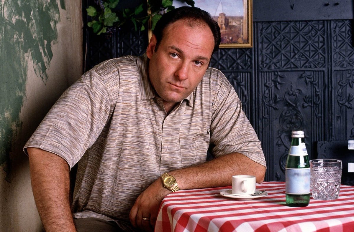 Ayer comencé a ver 'Los Soprano'. Mítica serie a la que aún no le había hincado el diente. El tono y el enfoque de la serie me encantan, influencia directa en muchas otras. Los gángsters también lloran. Me flipa el personaje de la madre.