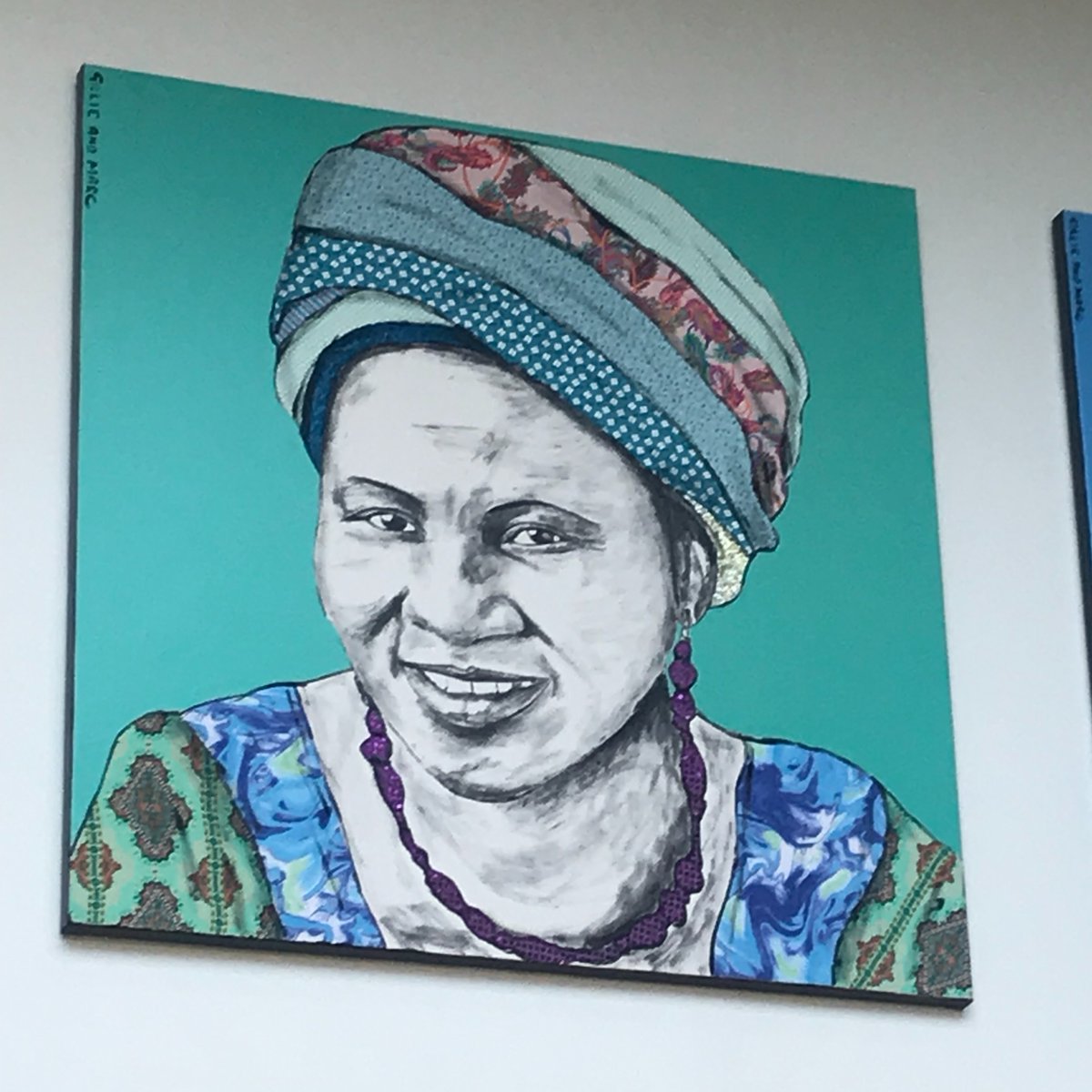 peaceisloud's tweet photo. Join us in wishing a very #HappyBirthday to Speakers Bureau member @TereraiTrent! Here is her portrait as part of the #StatuesForEquality project in Brooklyn—today you can view her statue at the Hotel Zena in San Francisco! Learn more about Dr. Trent ➡️ https://t.co/UjVoxmfUjw https://t.co/6tfYh6E0KI