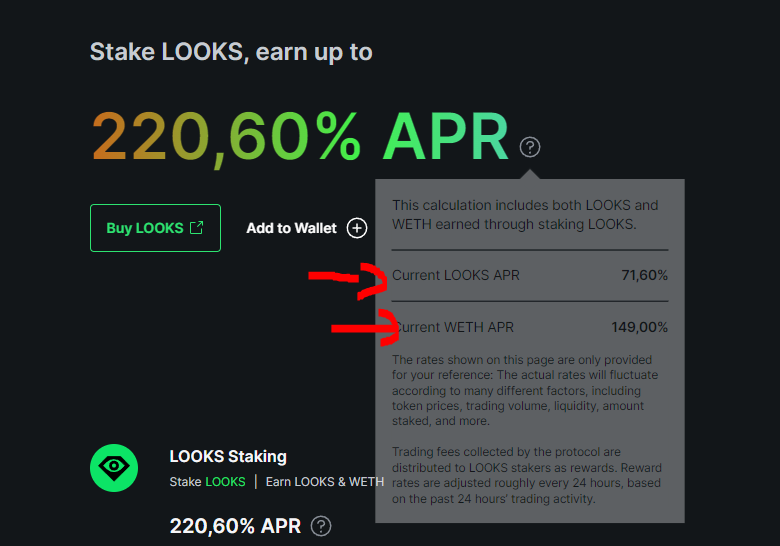 [Thread] sur le token $looks @LooksRareNFT Disclaimer: Aucun conseil en ...