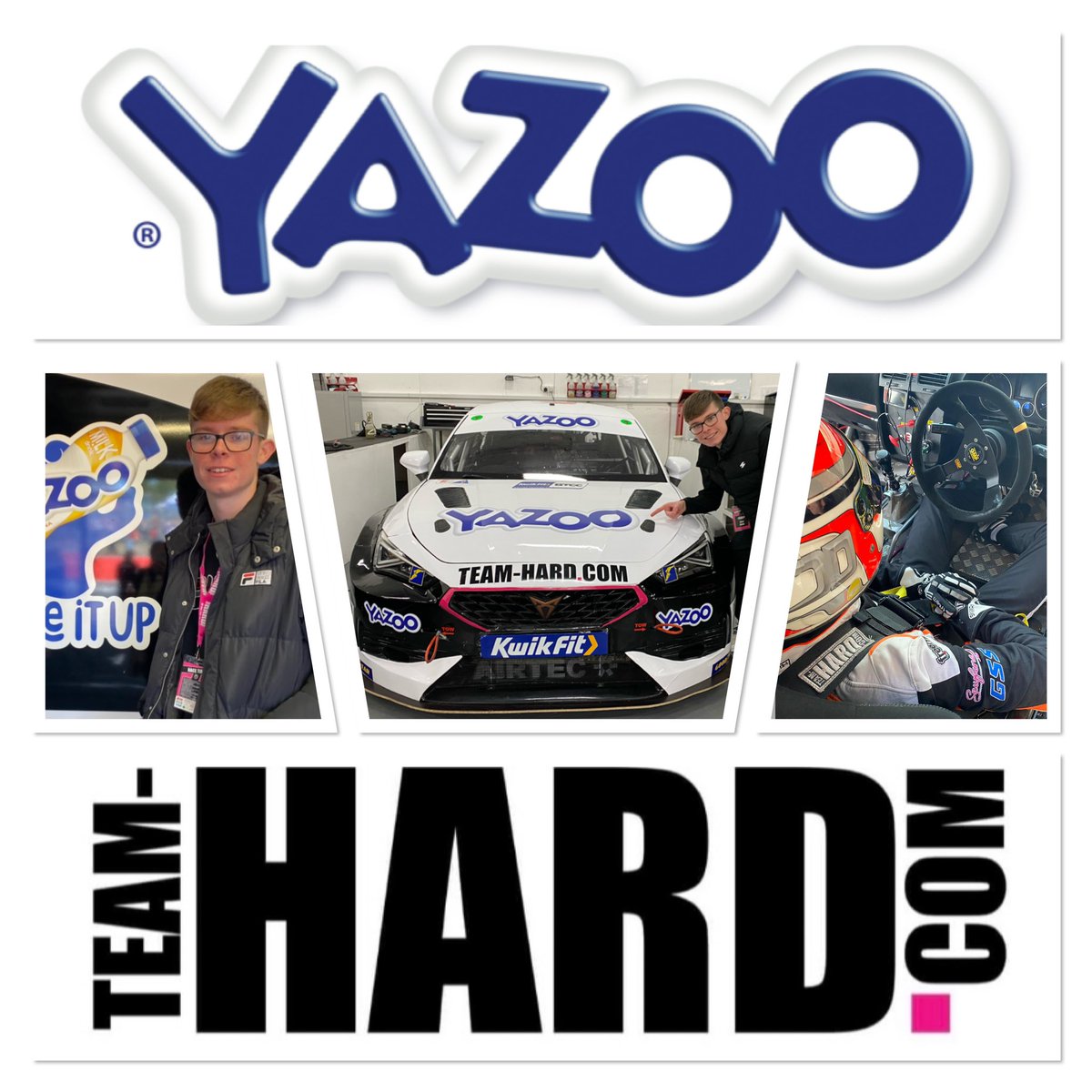 1/3
Announcement for 2022 

As you are aware I participated in the Team HARD scholarship and from this I was invited to join the TEAM Hard academy programme to learn all aspects of being a racing driver, I’m now on a development programme for this season.