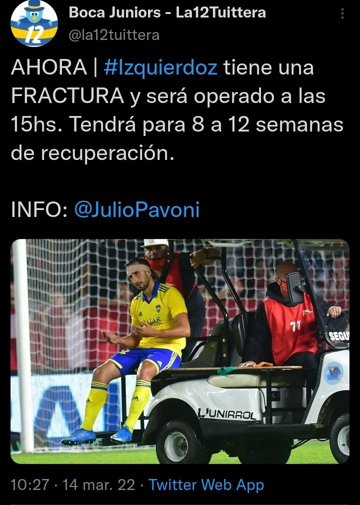 Jaja, borrar un tweet solo porque decía "9 a 12", esa es la mayor demostración de lo arruinados que los dejó River después de Madrid. La van a caretear diciendo que ya no les duele, pero todos sabemos que les va a doler para siempre y con estos actos lo demuestran. Fin.