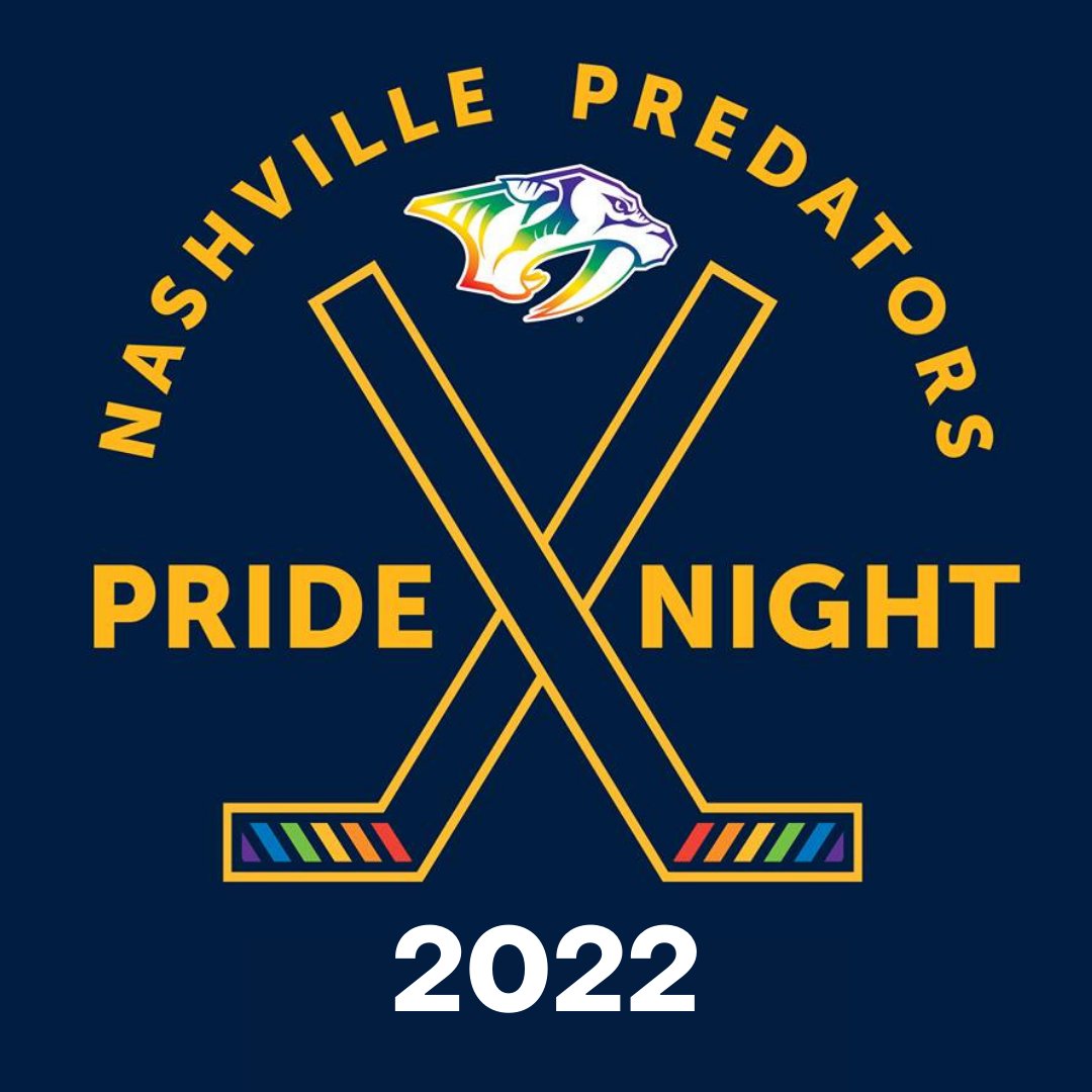 The @PredsNHL, @NashLGBTCC + #NashvillePride will host the 7th Annual Predators Pride Night on April 12th at 7pm against the San Jose Sharks. 🏒🏳️‍🌈 Tickets on sale now🎟️🎟️ predators.spinzo.com/nashville-pred…...