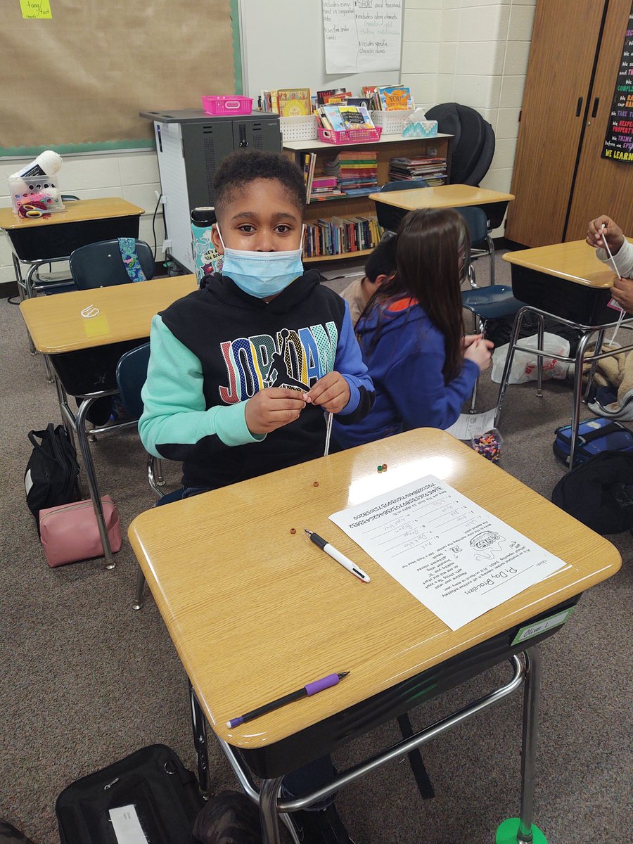 MrsMichalski5's tweet photo. When Pi Day lands in the middle of your class novel "Navigating Early", why you eat pie, create pi bracelets, and have fun with pie trivia! #157cMarch #Allin157c #fsd157c https://t.co/LoYppsdqgg