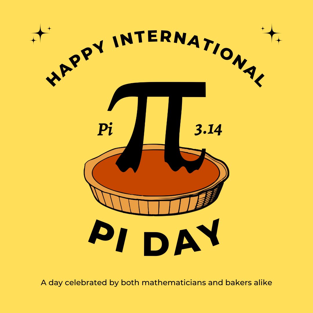 To all of the bakers and math enthusiasts out there, Happy #InternationalPiDay