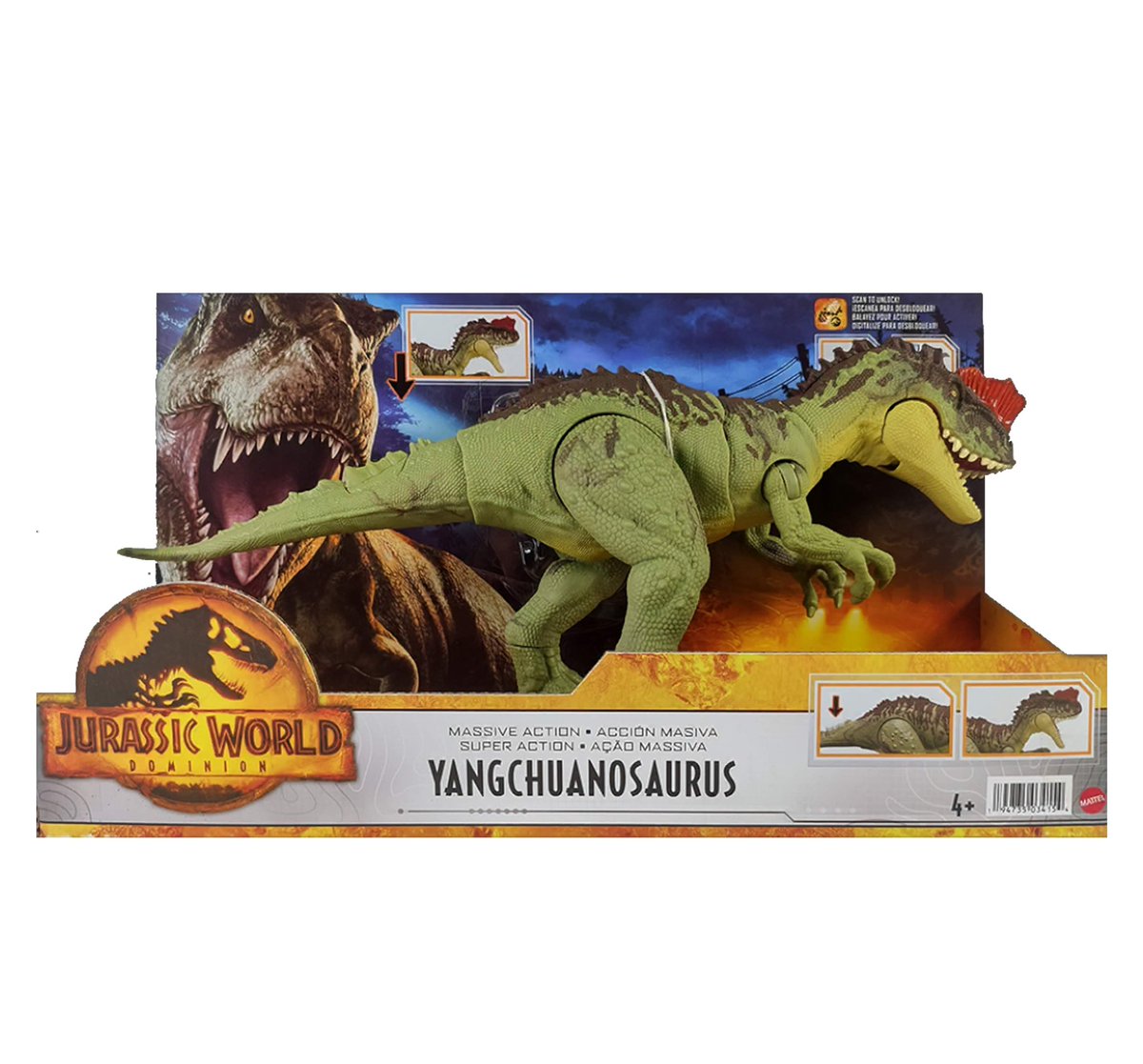 collectjurassic's tweet photo. NEW FOR ‘22: Massive Action Yangchuanosaurus from @mattel.

More Jurassic toy reveals on the way, stay tuned to @collectjurassic!

#collectjurassic #matteljurassicworld #jurassicworld #legacycollection #extremedamage #hammondcollection #jurassicpark #jurassicworlddominion https://t.co/PqJXPZYTMI