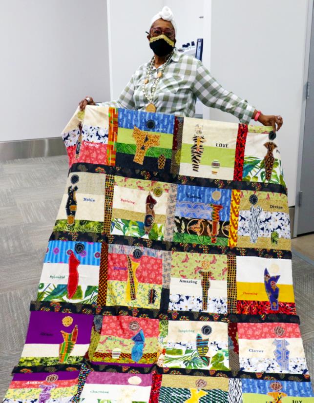 houstonlibrary's tweet image. In the mood to work on a fun arts and crafts project over #SpringBreak? Visit one of our two #TECHLink facilities and use an embroidery machine to make a quilt like this! To learn more or reserve some time, check out houstonlibrary.org/techlink #ILoveHPL