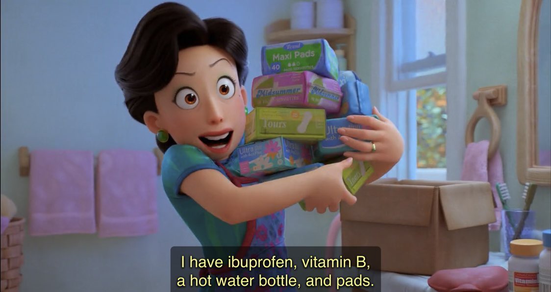 Have you seen Turning Red yet?! Thank you <a href="/Disney/">Disney</a> and <a href="/Pixar/">Pixar</a> for showing menstruation exactly as it is: a natural bodily process! 🥳🩸🙌