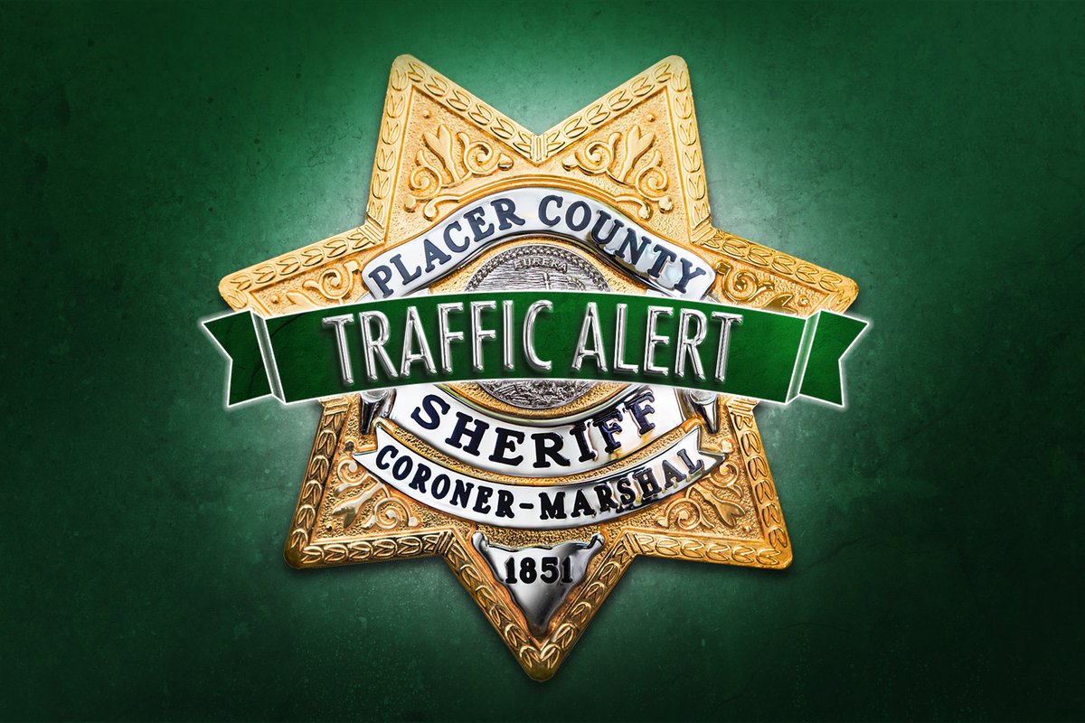 PlacerSheriff's tweet photo. PCSO is currently on scene of a traffic accident involving an overturned big rig in the Heather Glen area of WB I-80. Westbound traffic is being stopped at West Paoli Rd. Eastbound traffic is being stopped at Applegate Rd https://t.co/gcqJ99fXak