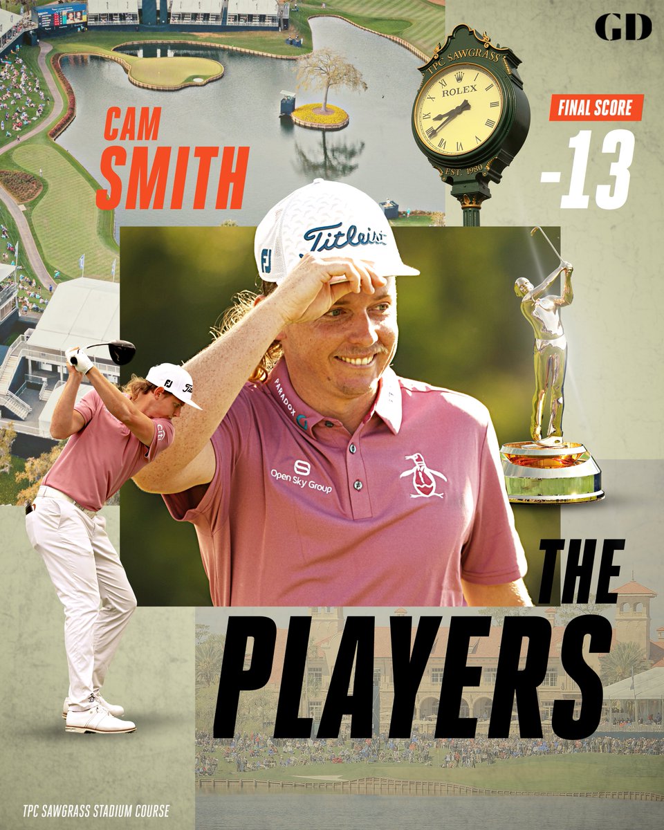 Cam Smith is your 2022 PLAYERS Champion.