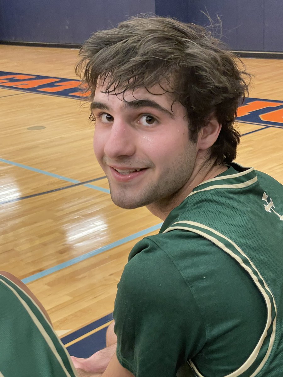 We would be smiling too with 20 pts at the half.