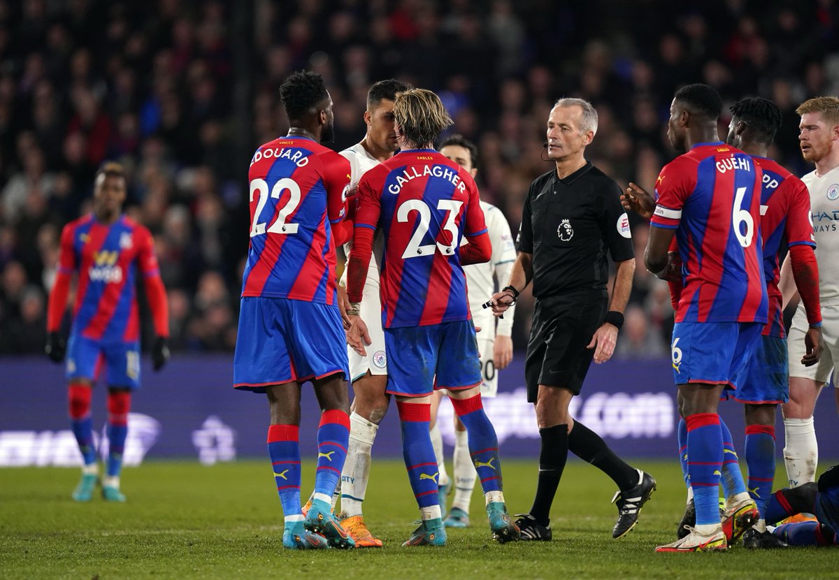 PREMIER LEAGUE: CITY HELD AT PALACE