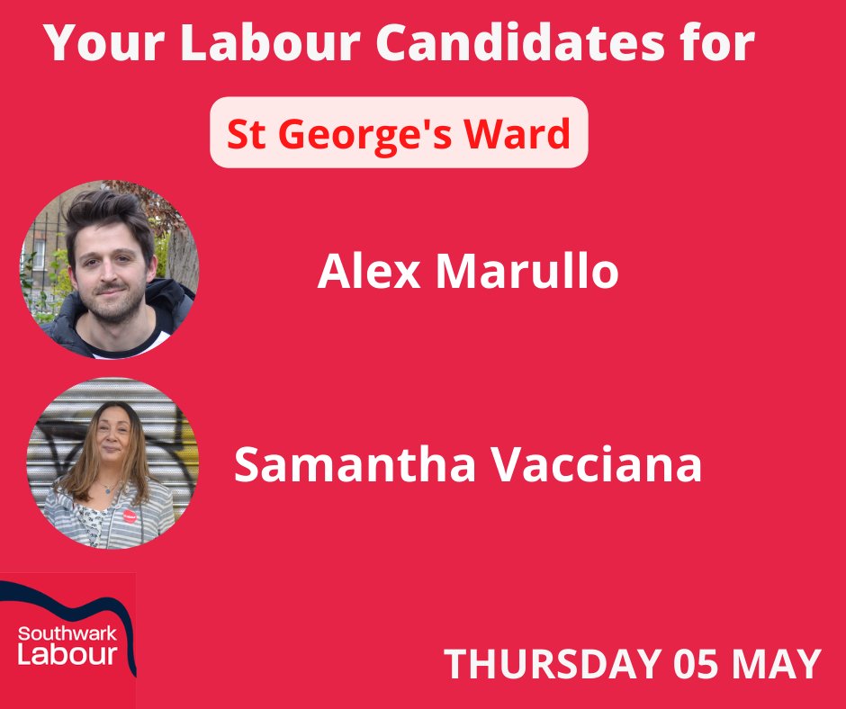 SouthwarkLabour's tweet photo. For residents in St George's Ward here are your hardworking candidates on your side in Southwark https://t.co/Rwq9aeGeL9