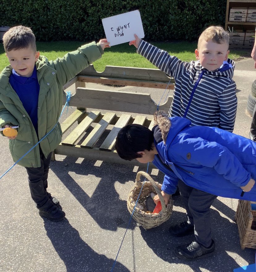 A fabulous day building zip lines and writing messages to Mr and Mrs Grinling, imagining life at the lighthouse #EYFS #coretext #writingforapurpose #JCACurriculum