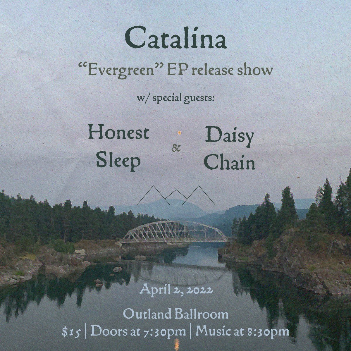 catalinabandoff's tweet photo. we’ll be playing a show on april 2 at the outland ballroom in celebration of our ep, which comes out march 18!

see you there! https://t.co/jo1lgJdkHl