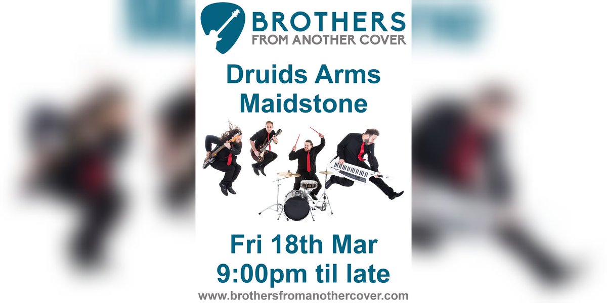 bfacMusic's tweet photo. This Friday at @DruidsMaidstone https://t.co/poUuxi6tv6