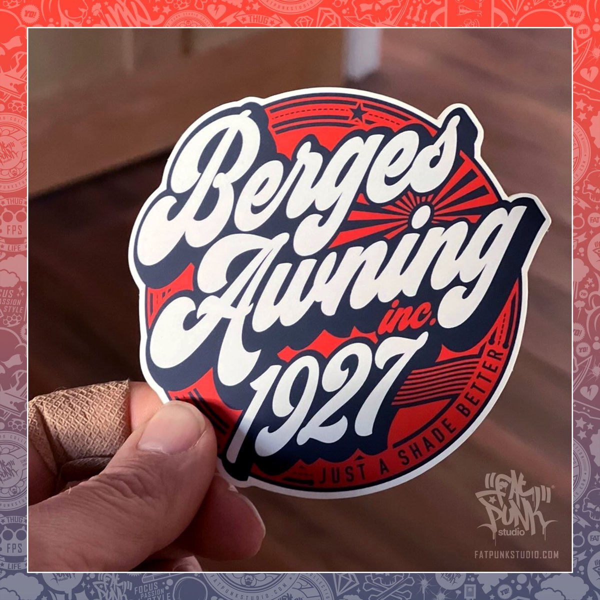 fatpunkstudio's tweet photo. Check out the gorgeous #satin finish #stickers for @BergesAwning 🇺🇸☀️
•
https://t.co/z1fsaL1a5Y
•
#satinfinish #sticker #stickerart #stickerporn #slaps #slapstickers #checkitout #satinmatte #matte #sticks #sticky #stickeraddict https://t.co/vnsqQVoxal