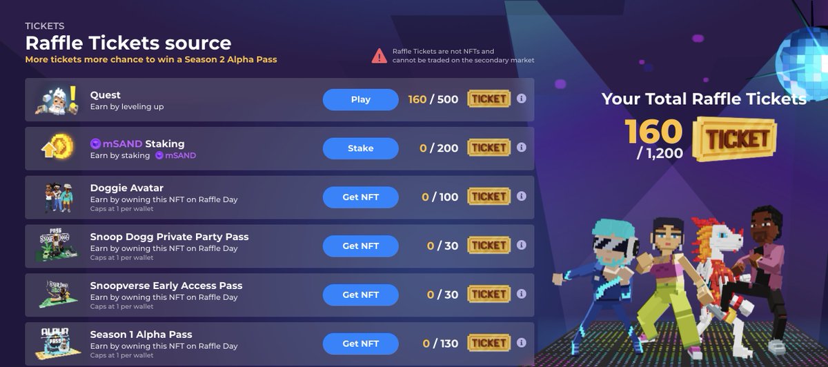 CoalDenis's tweet photo. @TheSandboxGame I just participated in the daily #SandboxAlphaS2Contest for a chance to earn up to 1,000 $SAND! Starting March 14 -  Show your Raffle Tickets. Check out my screenshot below! 👇 #SandboxAlphaS2 https://t.co/ZGHA2FrQds