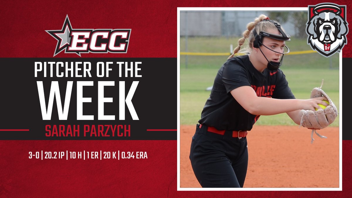 ECCSports's tweet photo. ECC Softball Pitcher of the Week - Sarah Parzych, @dyouvillesaints 

https://t.co/GGVn7lQV16 https://t.co/ye1Xxk1Ls3