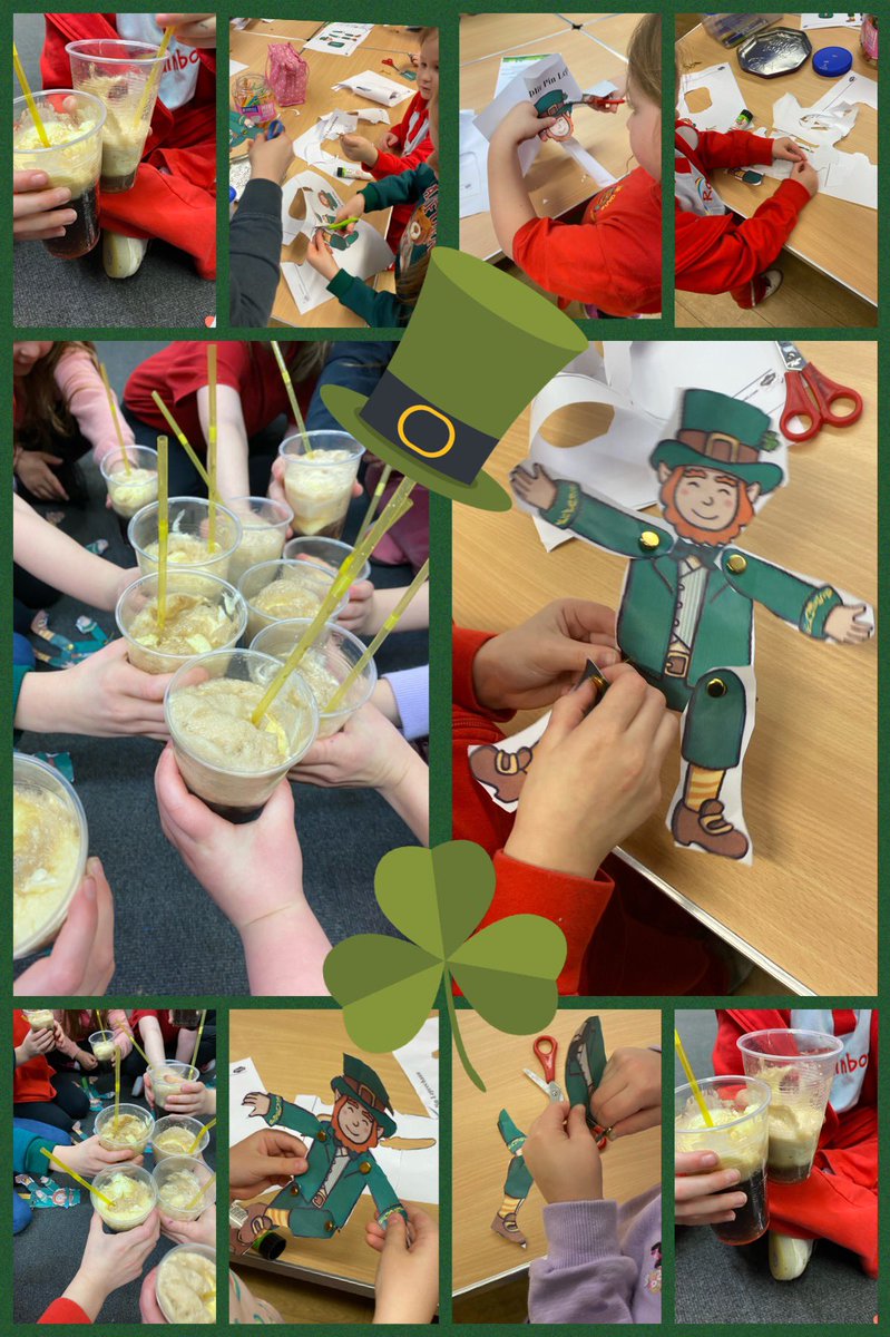 8thWillenhall's tweet photo. Tonight we celebrated St. Patrick’s Day by making our own dancing Leprechauns and by drinking coke float ‘Guinness’ 🤣☘️🇮🇪 #girlguiding #rainbowguides #stpatricksday2022 https://t.co/xt0qYK7fKs