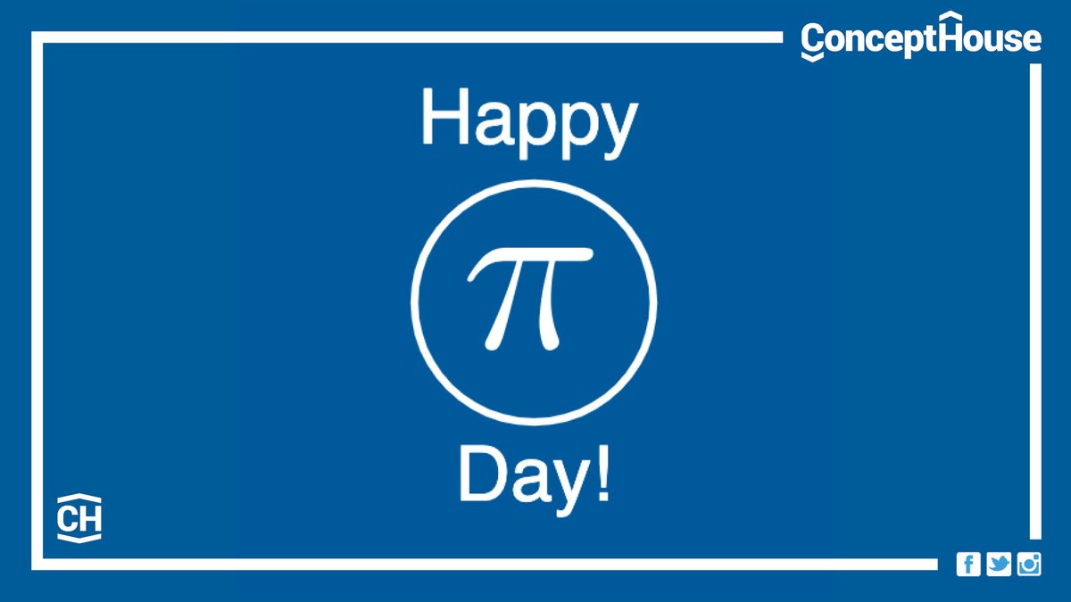 ConceptHouseM's tweet photo. Happy #PiDay! 🥧 https://t.co/hK362ttAjS