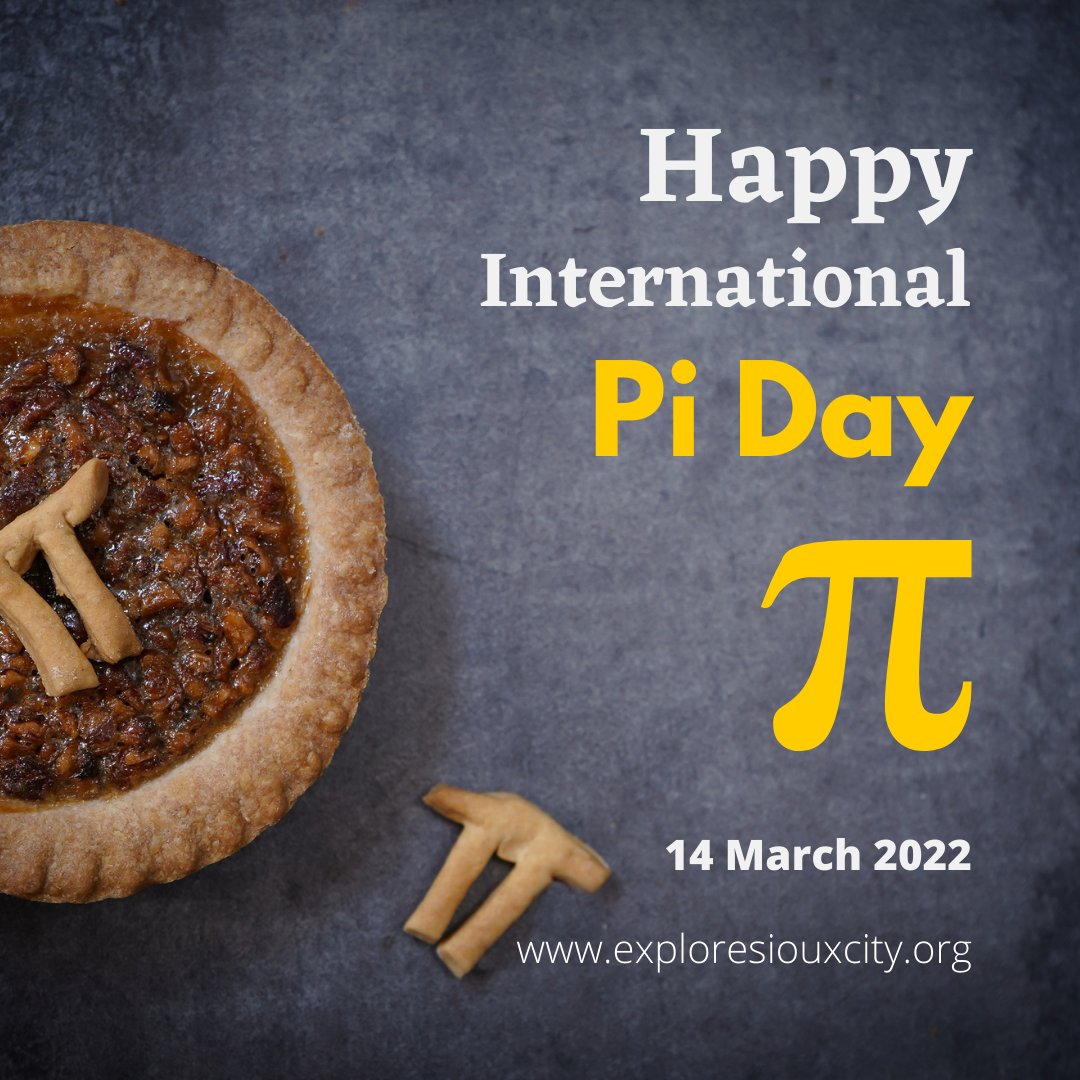 Happy International 'Pi Day'. What is your favorite kind of pie; Pecan, Apple, Pumpkin? What are we missing? #ExploreSUX #exploresiouxcity