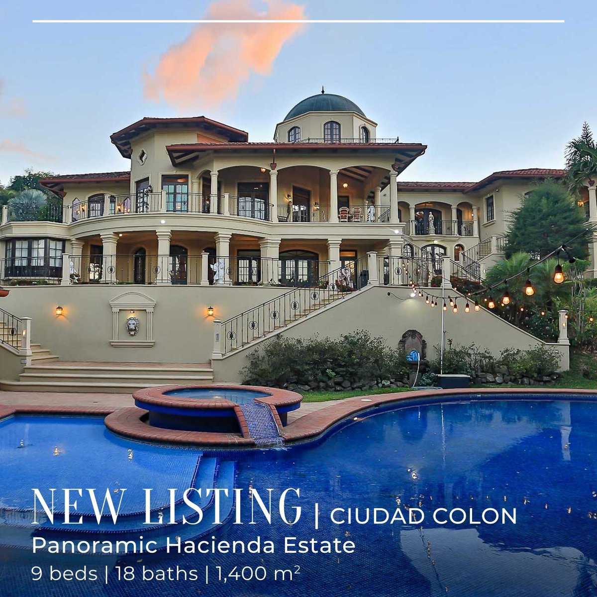 2costaricaRE's tweet photo. Panoramic Hacienda Estate . All of your needs have been taken care of. Every detail is a touch of richness.
Details at https://t.co/WuGH3mZys4
#luxuriousstyle #2crescazu #2crre #realtor https://t.co/z2nQ6C0VSR