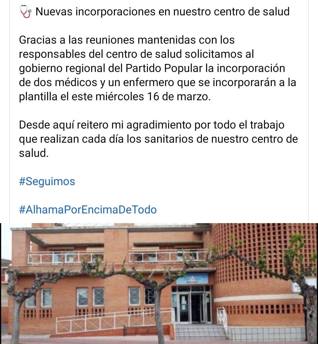 Cuando los concejales con vocación llegan a Alhama a SERVIR y no a servirse, pasan cosas como estas.