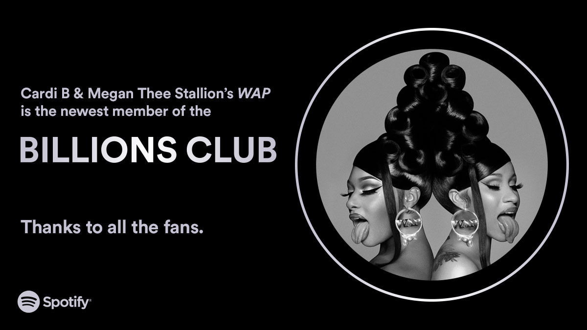 Spotify on Twitter "Get a bucket and a mop cause WAP just joined the iamcardib