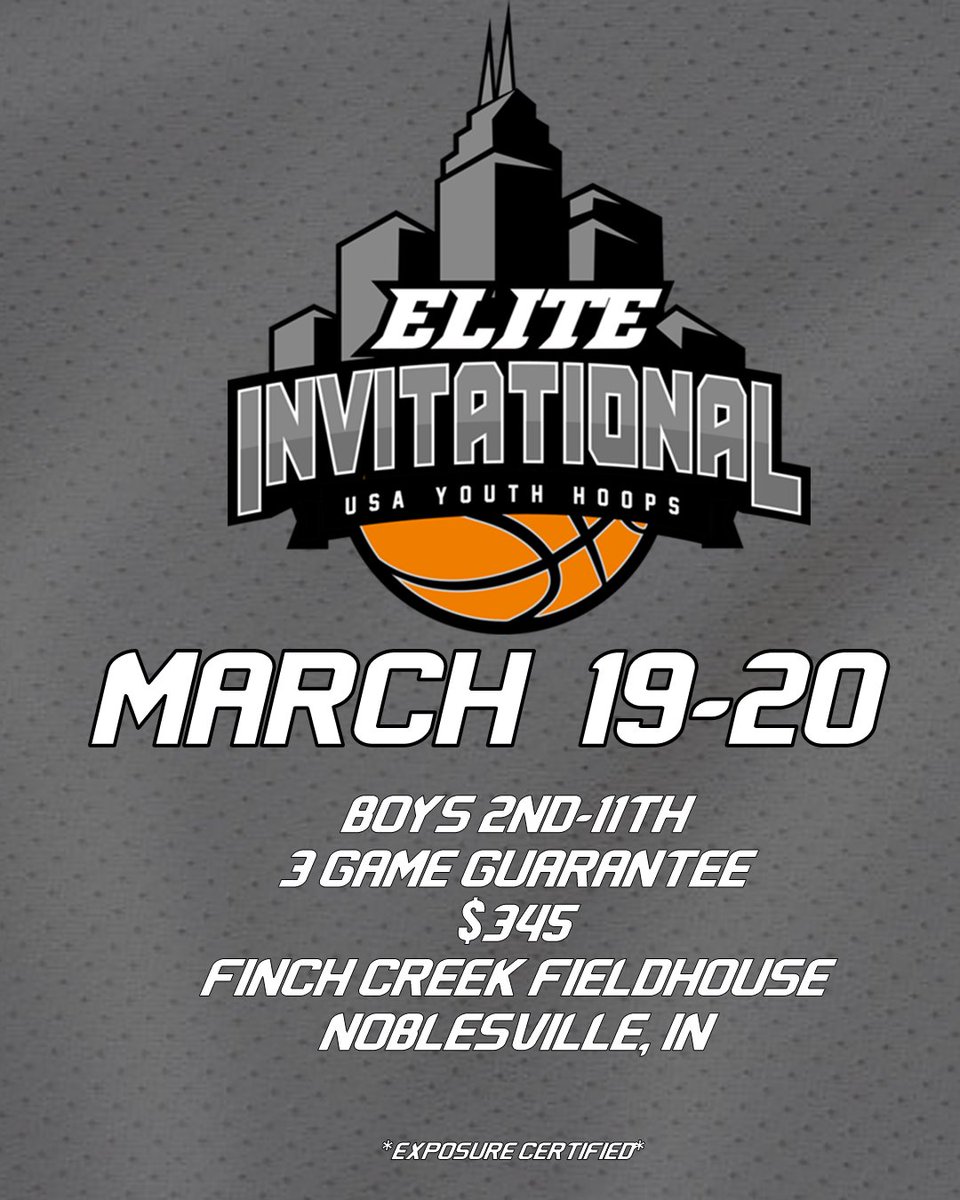 SuperstarEvnts's tweet photo. Make sure to join us for Elite Invitational this weekend, registration is open! https://t.co/70Xx4k59zG #USAYH https://t.co/QbWrf5WhL8