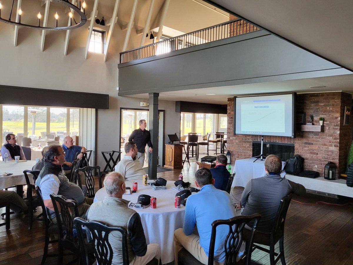 MizunoGolfNA's tweet photo. Price-less knowledge on custom fitting being dished out by our own @billpricepga today at our regional fitting school. Many thanks to Coldstream CC in Cincinnati for being a great host #SwingDNA #ShaftOptimizer https://t.co/PfpCJPMlnD