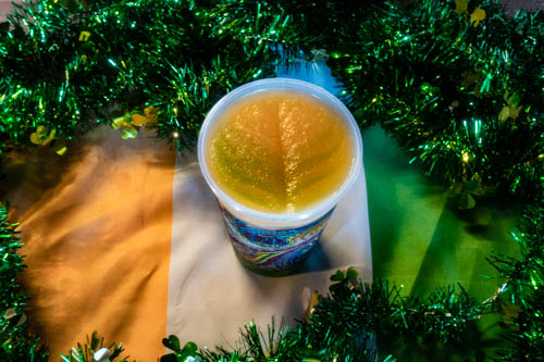 Sip this lucky daiquiri blend!🍀
Join the celebration by sipping an "Irish Attitude" made with Mango, Piña Colada, &amp; Sour Apple. Cheers!