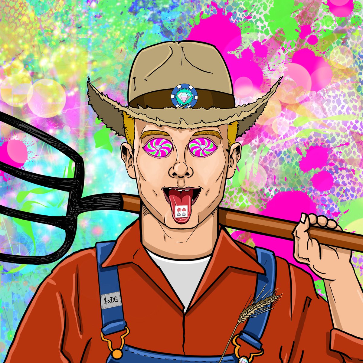 P2EPoker's tweet photo. #11 Trippy Farmer
#icefollowice #DepravedDegens #nftart #pfpNFT https://t.co/VMKu1bQU7M