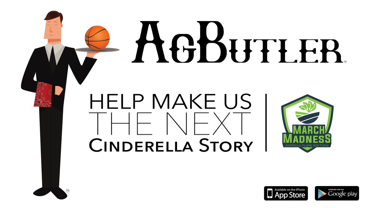 AgButler (@agbutlerapp) on Twitter photo A 16 seed beat #1 overall seed in 2018. This yr #AgButlerApp has a similar challenge against Cargill in the 1st round of <a href="/magnetic_ag/">Magnetic Ag</a> March Madness. Help us make it to round 2.
1. View bracket here: magnetic-ag.com/march-magnetic…
2. To vote, subscribe: (magnetic-ag.com) A 16 seed beat #1 overall seed in 2018. This yr #AgButlerApp has a similar challenge against Cargill in the 1st round of <a href="/magnetic_ag/">Magnetic Ag</a> March Madness. Help us make it to round 2.
1. View bracket here: magnetic-ag.com/march-magnetic…
2. To vote, subscribe: (magnetic-ag.com)