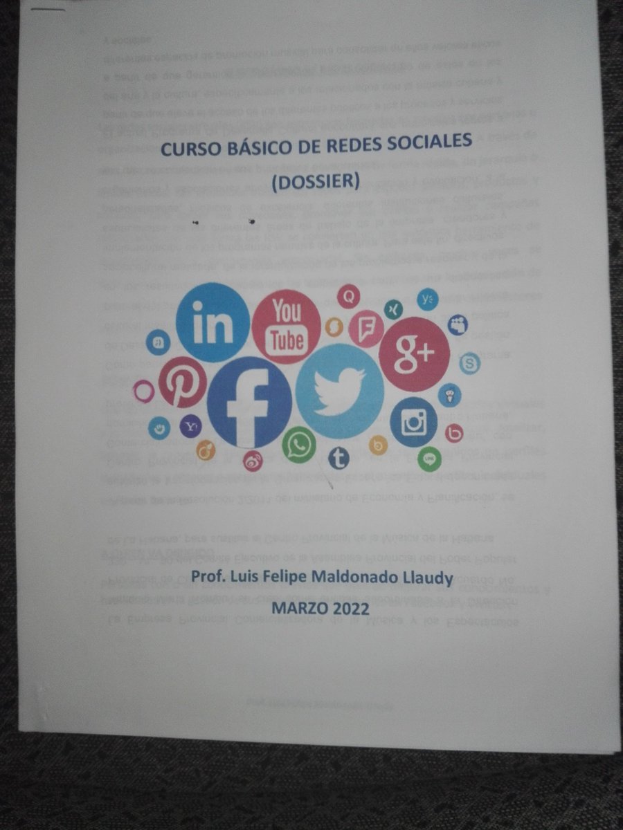 Iniciamos curso de Redes Sociales, primer paso para cumplir acuerdos y retos pendientes.